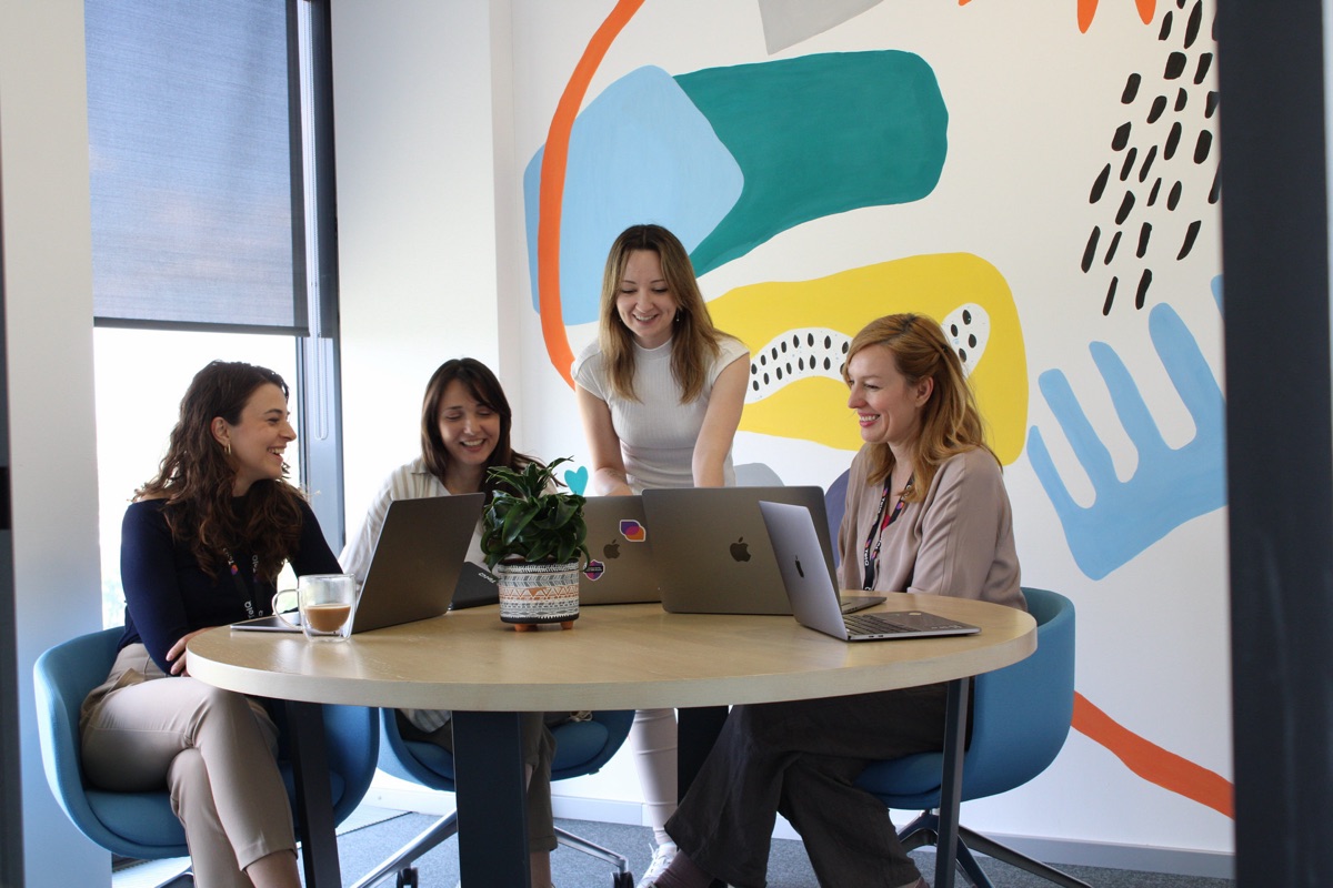 Team meeting at TelQ office
